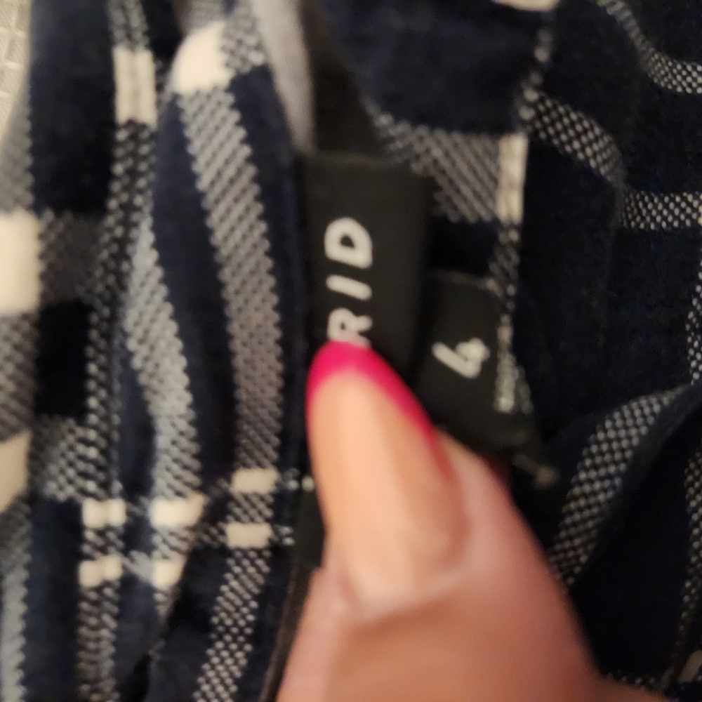 Torrid Plaid Button-Up Shirt Dress - Picture 5 of 5